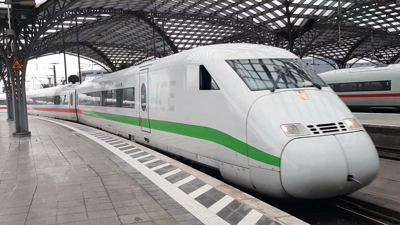 Einfahrt ICE 956 in Köln Hbf