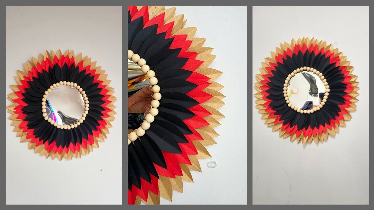 BEAUTIFULL WALL DECOR | DIY WALL DECOR | PAPER CRAFT IDEAS | ORIGAMI FLOWER