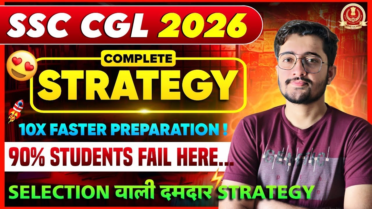 🔥SSC CGL 2026 STRATEGY💯 | GUARANTEED SELECTION 🎯 | Syllabus, PYQs | SSC CGL, CHSL, CPO | VIREN SIR