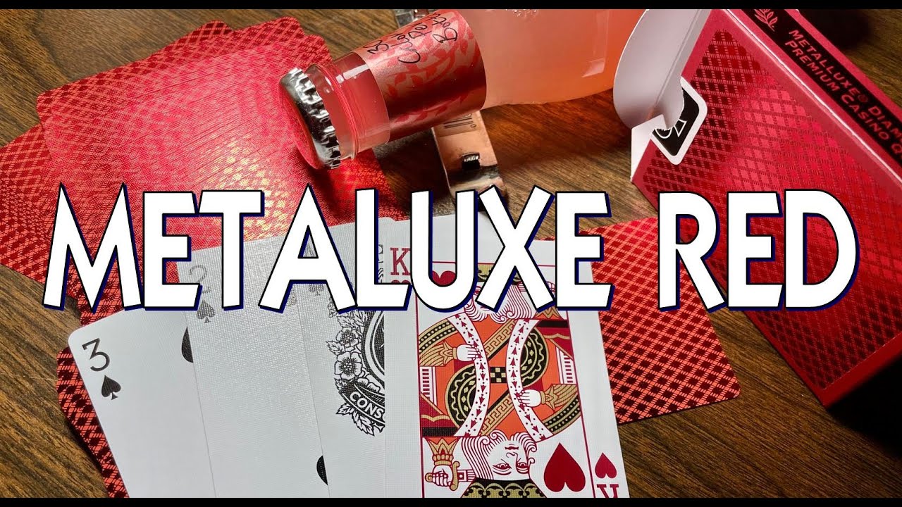 Deck Review - MetalLuxe Red Bee Playing Cards