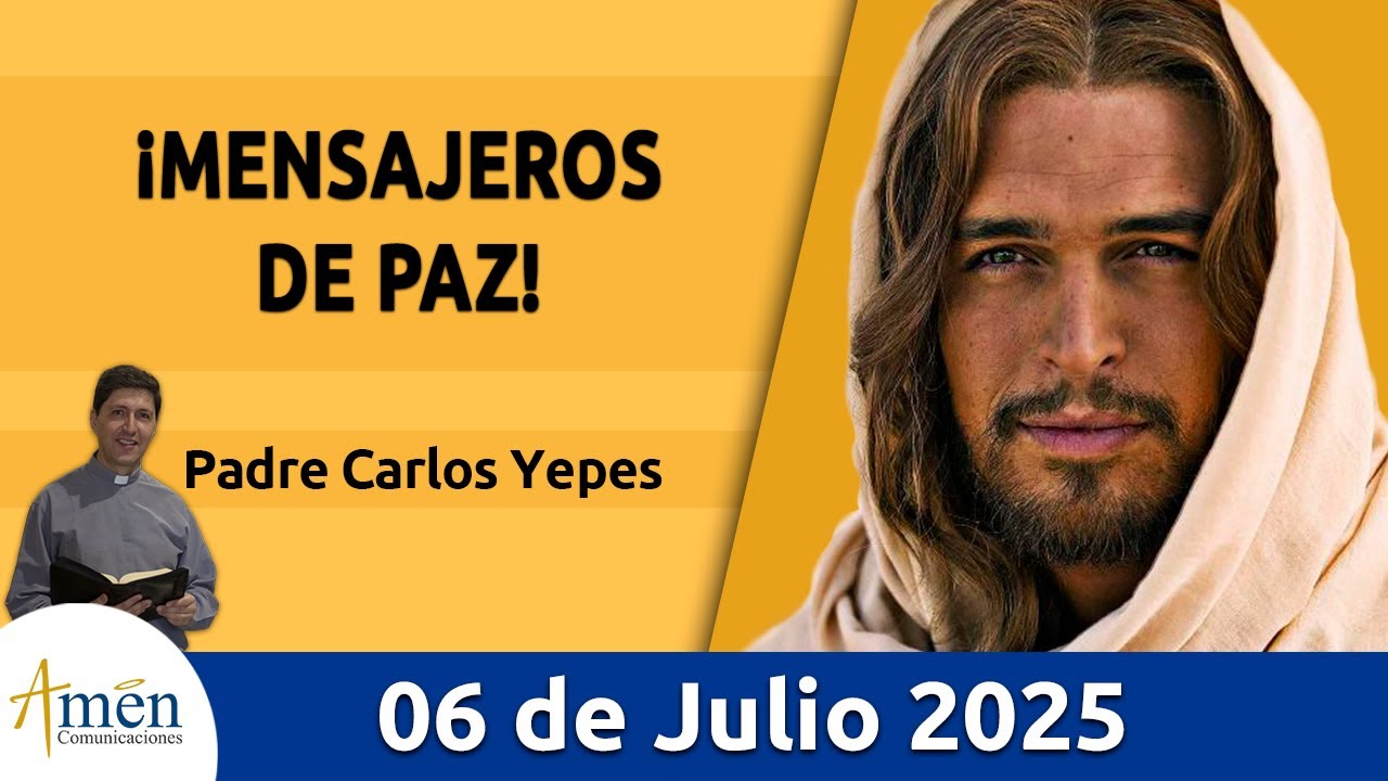 Evangelio De Hoy Domingo 06 Julio 2025 #PadreCarlosYepes l San Lucas 10, 1-9 l Misa |Paz