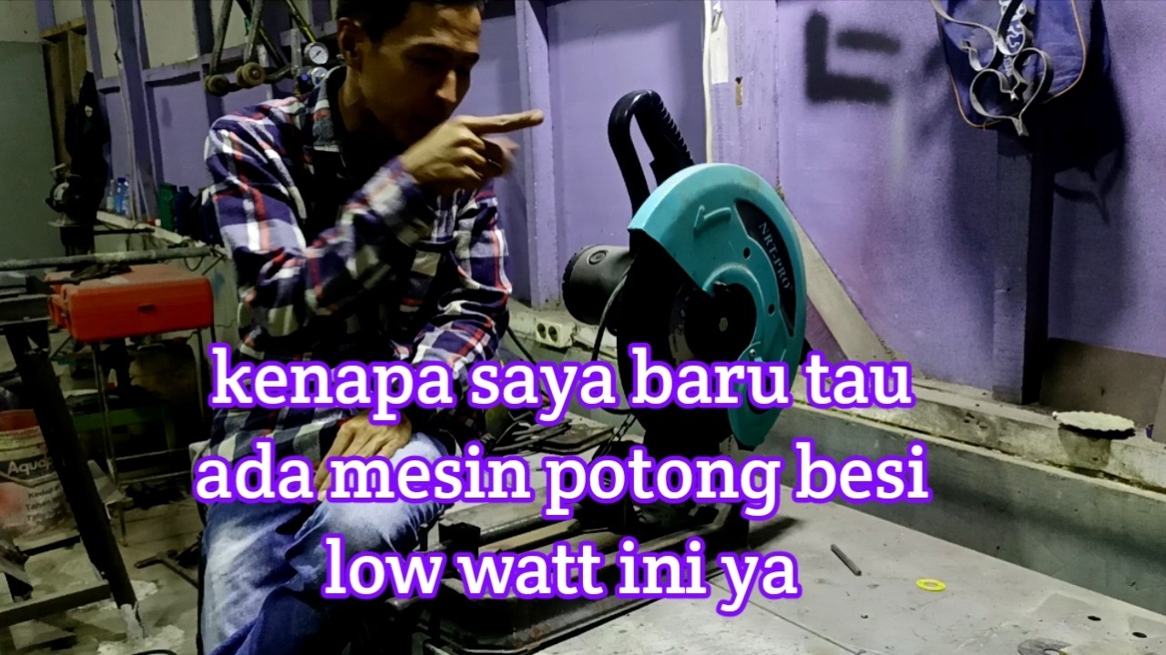 mesin potong besi nrt low watt