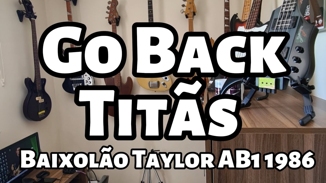 Go Back (Titãs) - Acústico MTV - Bass Cover - Baixolão Taylor AB1 1996