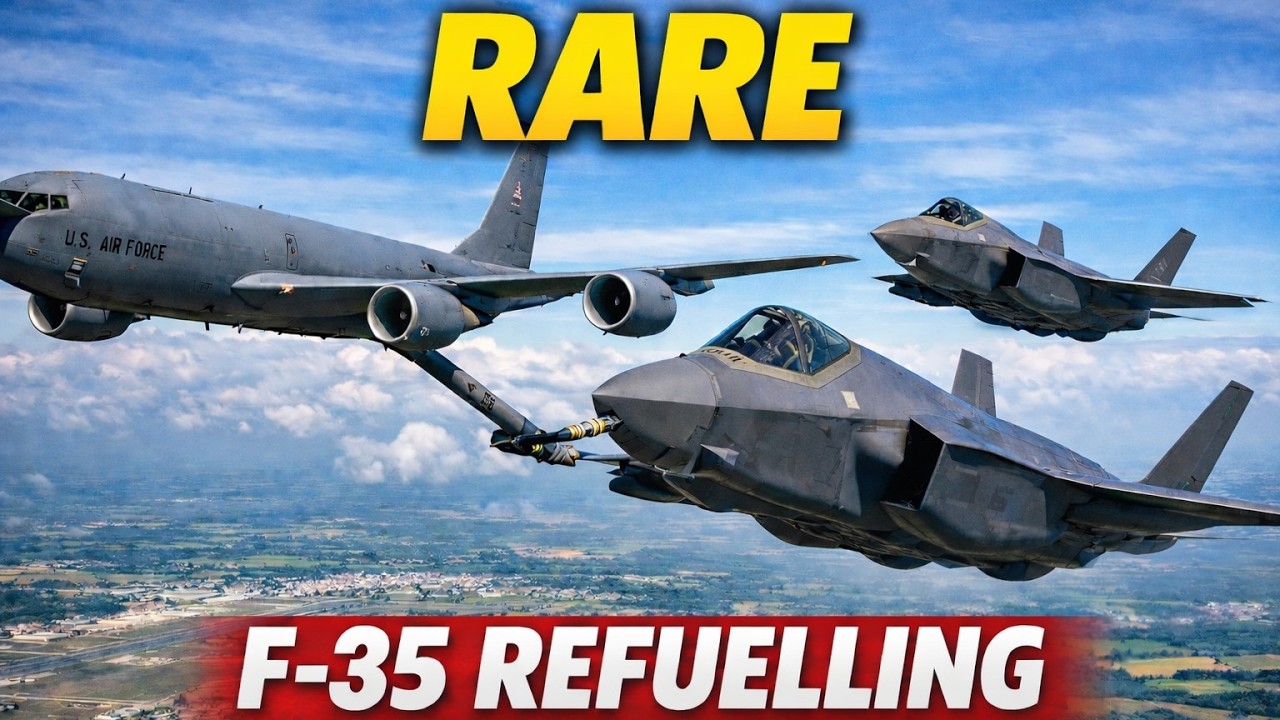 'Hill'   F-35's Receive Air-to-Air Refuelling over Raf Lakenheath Base ...3rd March 2026