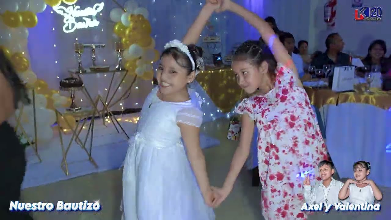 Axel y Valentina Nuestro Bautizo - LA BANDSHOW