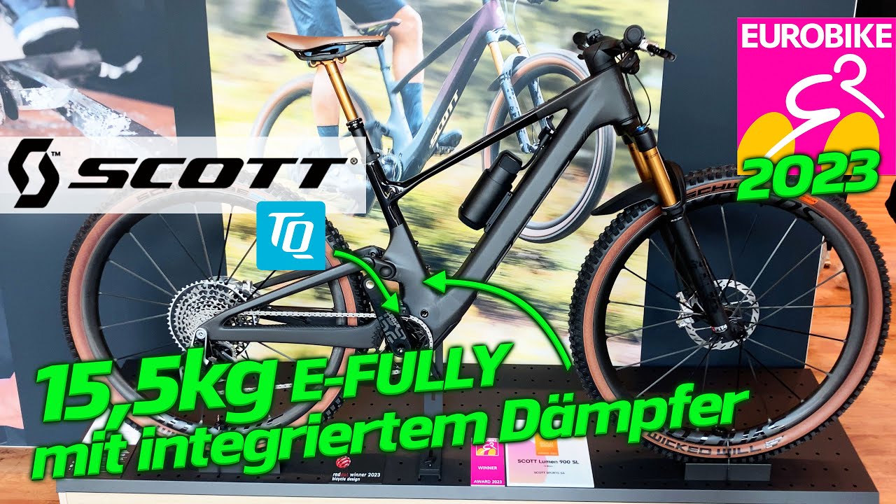 Ist das wirklich ein E-Bike ?? 15,5kg Light E-Fully: Das Scott Lumen - Eurobike 2023