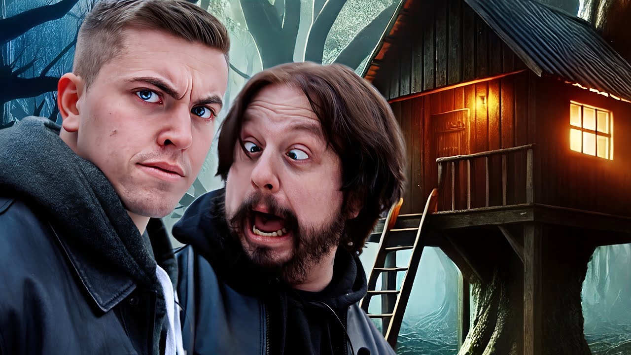 STAYING OVERNIGHT AT HAUNTED TREE HOUSE!