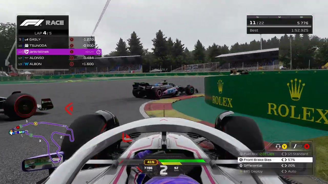 Driver Of The Day F1 20024 Play Gamepad SPA trošku aj Rally a trávy pokosenej ale dobro došli 😅