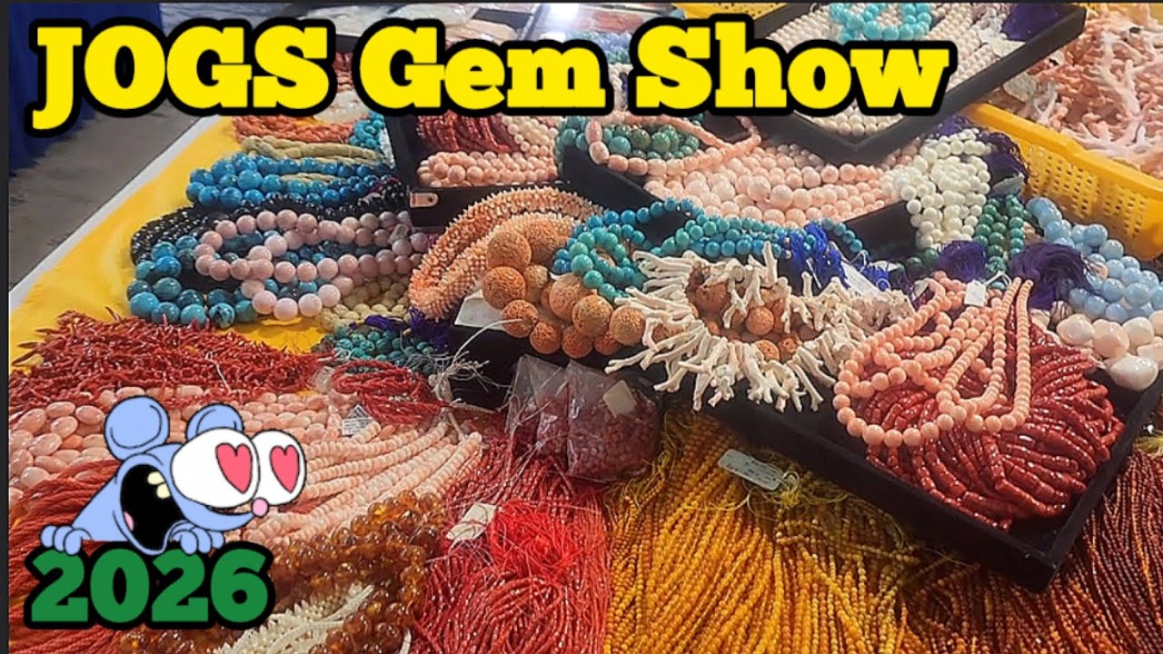JOGS 2026 😍💎💖 #tucsongemshow #turquoise #tucsongemshow2026 #jewelry #beads #amber #coral #crystals