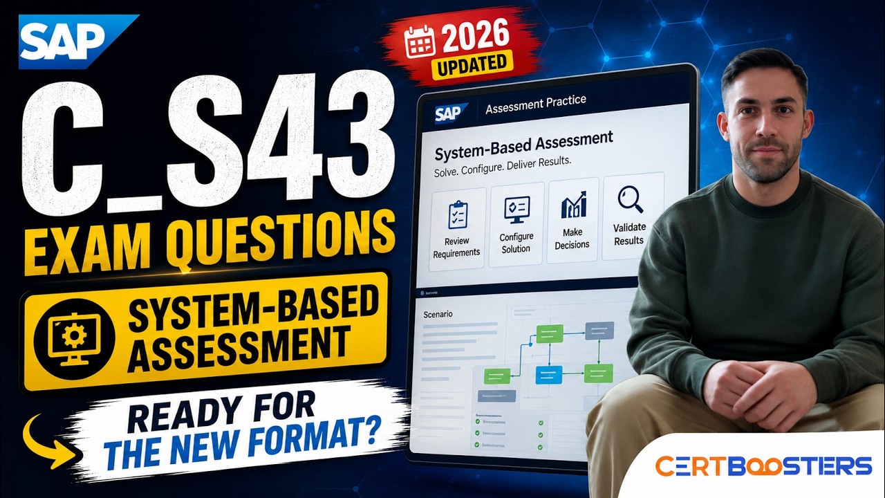 SAP C_S43 Exam Questions 2026 | System-Based Assessment Practice