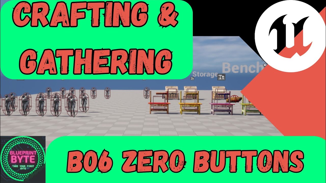 Crafting System - Bonus 6: Zero Buttons & Bug Fixes (Blueprint Only) UE5