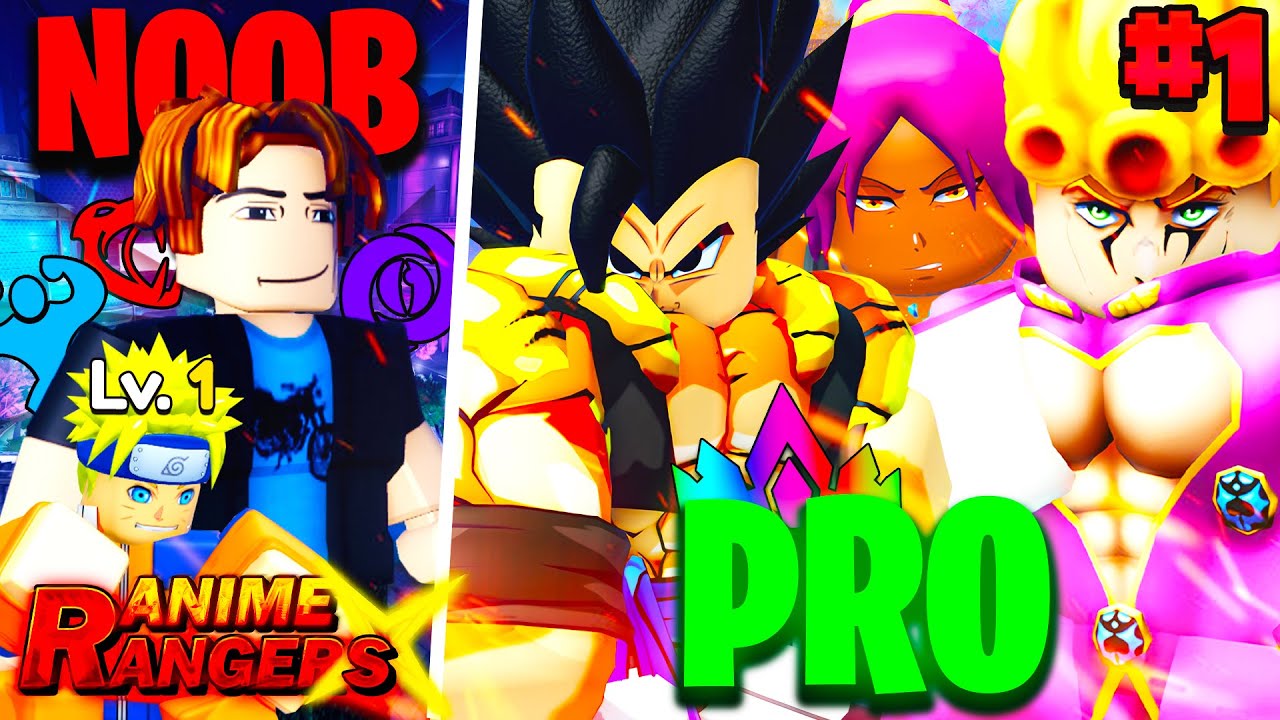Going Noob To Pro On Anime Rangers X Roblox And Getting OVERPOWERED! Ep #1