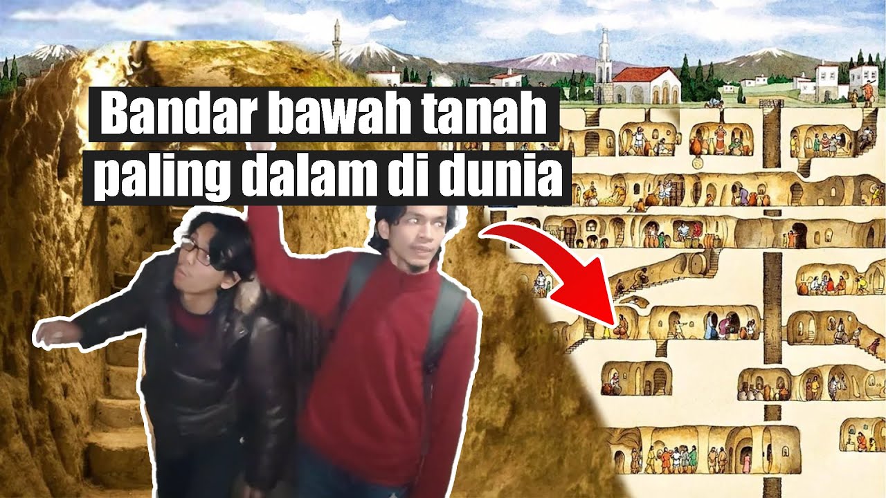 Derinkuyu: Misteri Bandar Bawah Tanah Terbesar di Cappadocia, Turki | Deepest Underground City