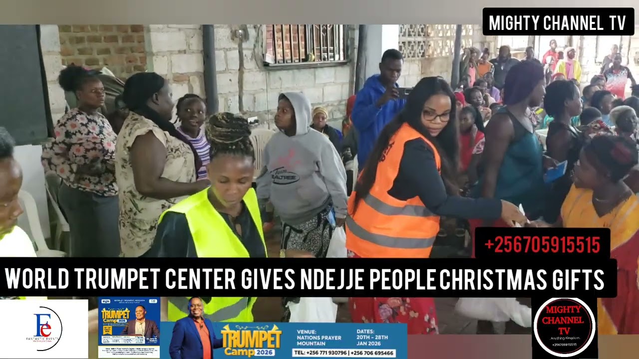 Dr John Mulinde of Prayer Mountain has given Christmas gifts to the community of Ndejje Lufuka