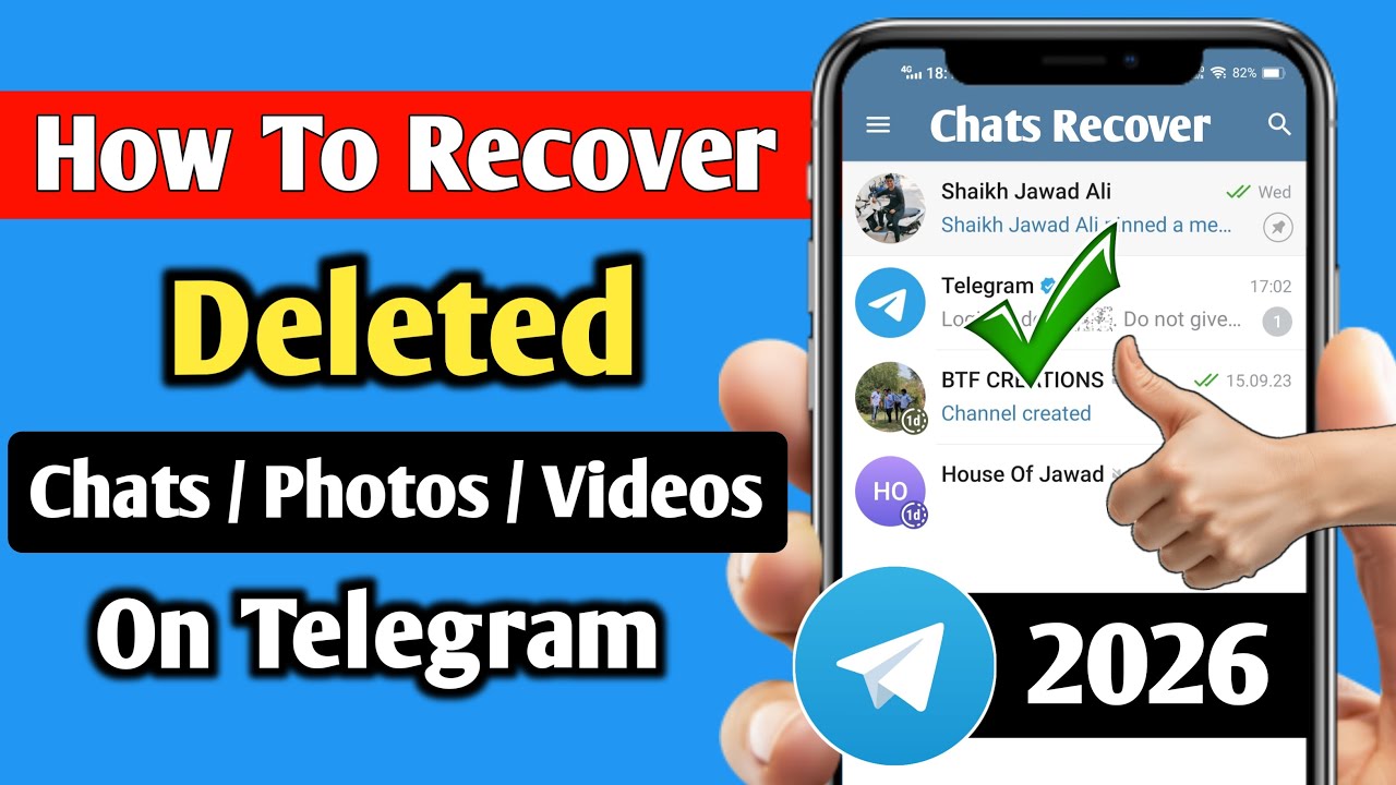 How To Recover Deleted Telegram Message, Chats, Pictures and Videos | 2026 🔥🔥