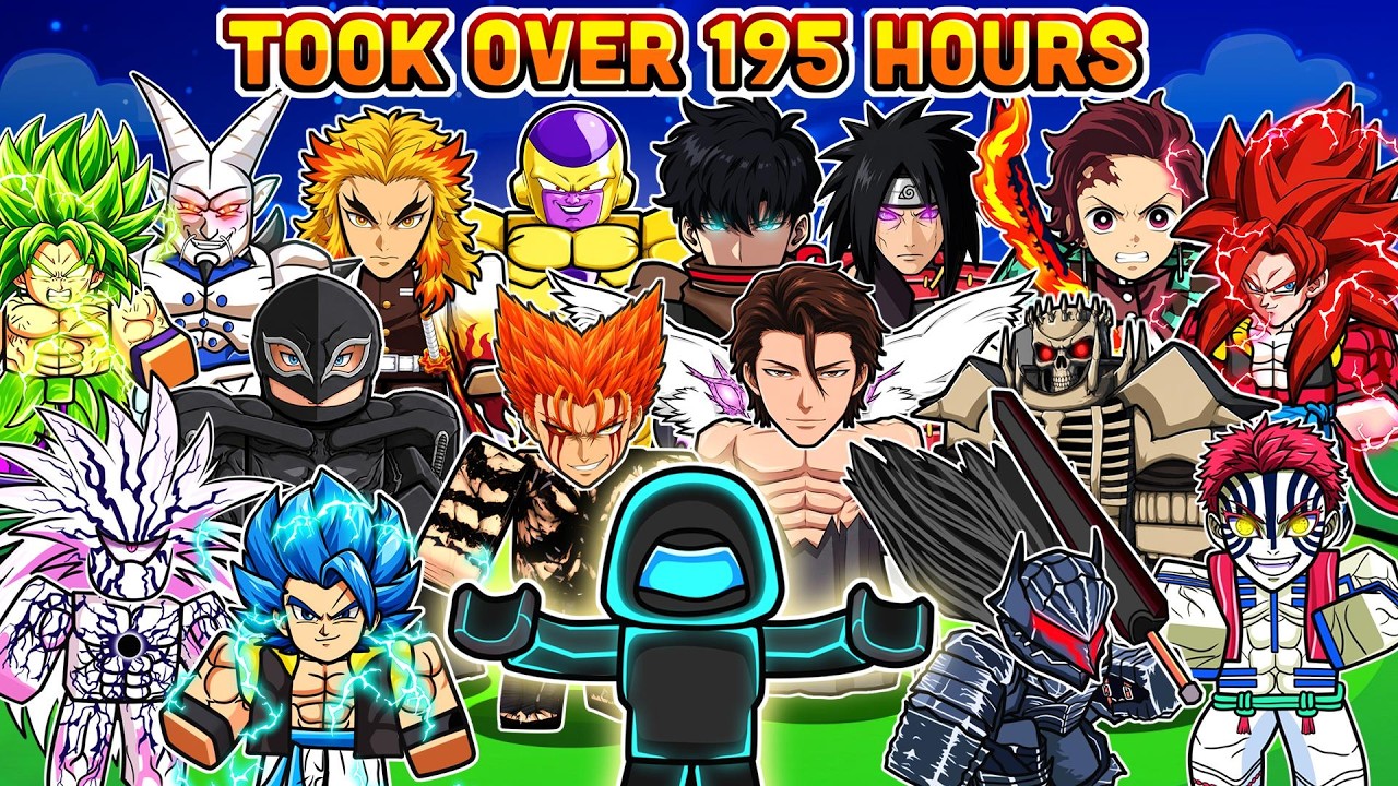 Я выбил всех секретных юнитов в Roblox Anime Squadron