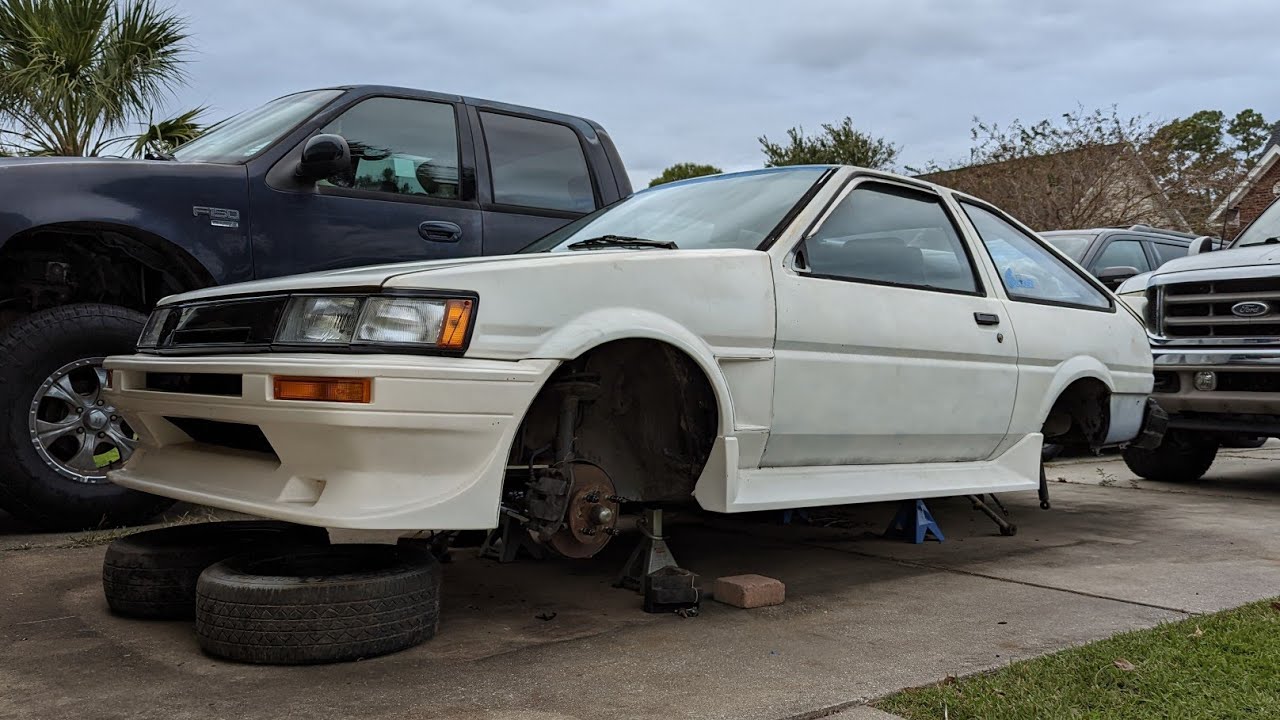 Реставрация AE86 Levin &mdash; ремонт и модернизация РУЛЕВОГО УПРАВЛЕНИЯ И ПОДВЕСКИ