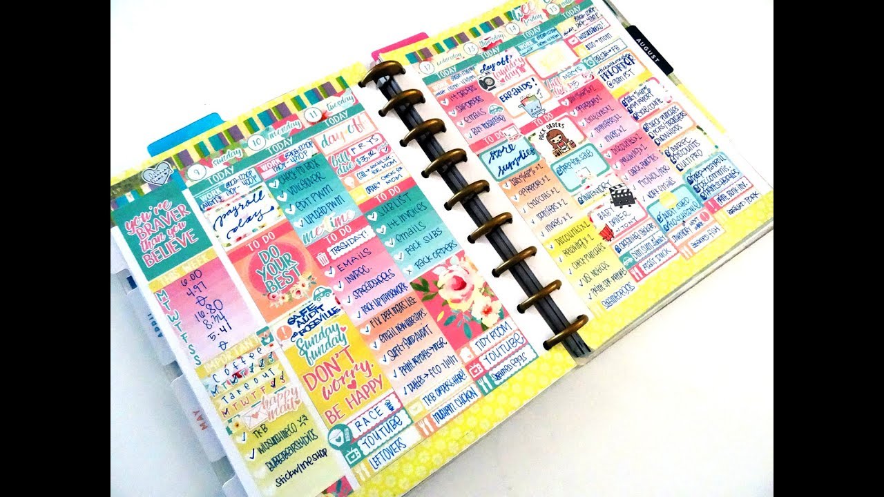 Plan with Me // MAMBI Happy Planner // Featuring itsplanningtime