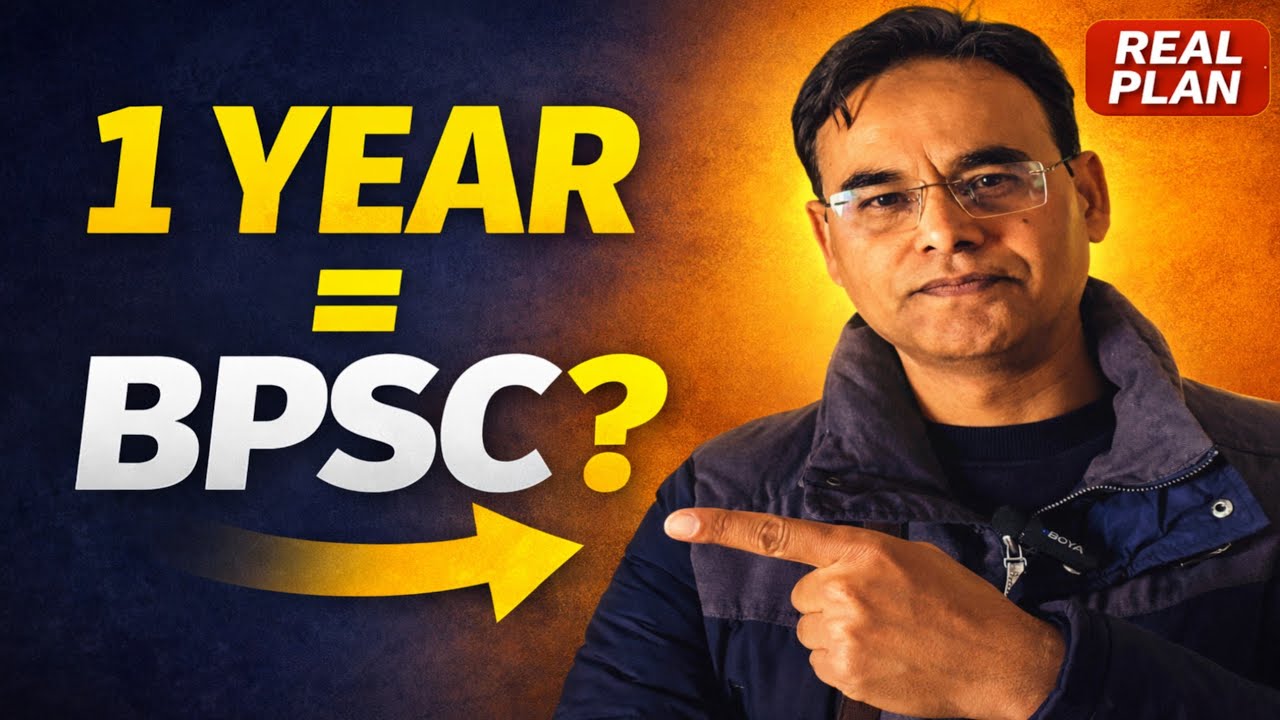 If You Have One Year for BPSC, Watch This Strategy First | Complete Blueprint