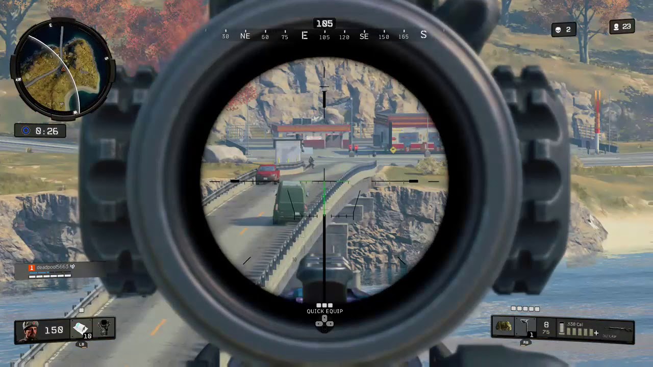 Blackout longshot headshot