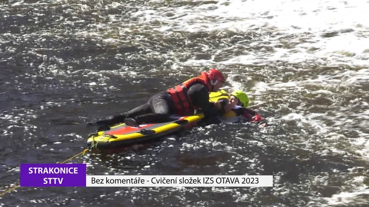 Cvičení IZS - OTAVA 2023 Strakonice
