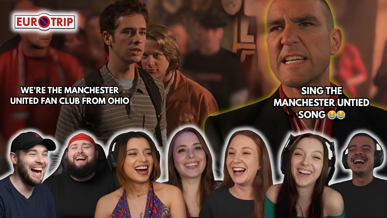 BEST Reaction to ''SCOTT SINGS MANCHESTER UNITED SONG'' in Eurotrip (2004)
