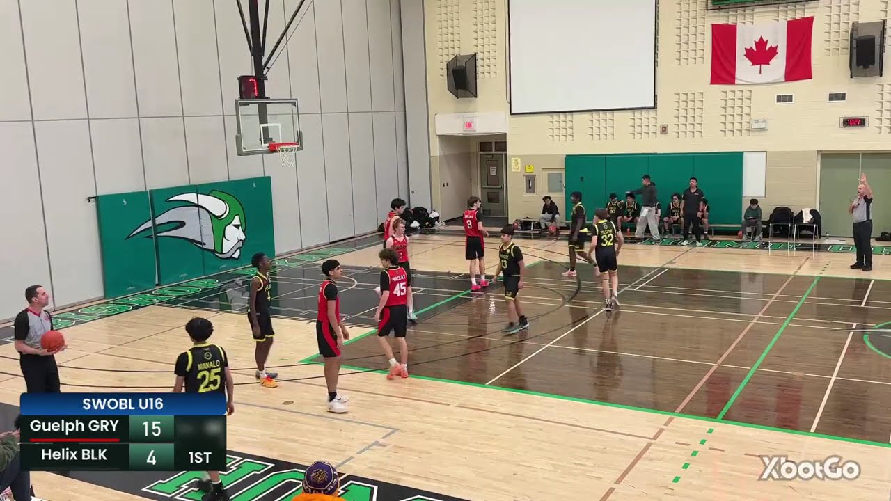 U16 Helix Rise Black vs Guelph Gryphons Wallace SWOBL Feb 8 2026