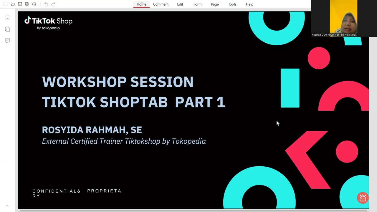 WEBINAR SHOP TAP SELLER TIKTOKSHOP by TOKOPEDIA