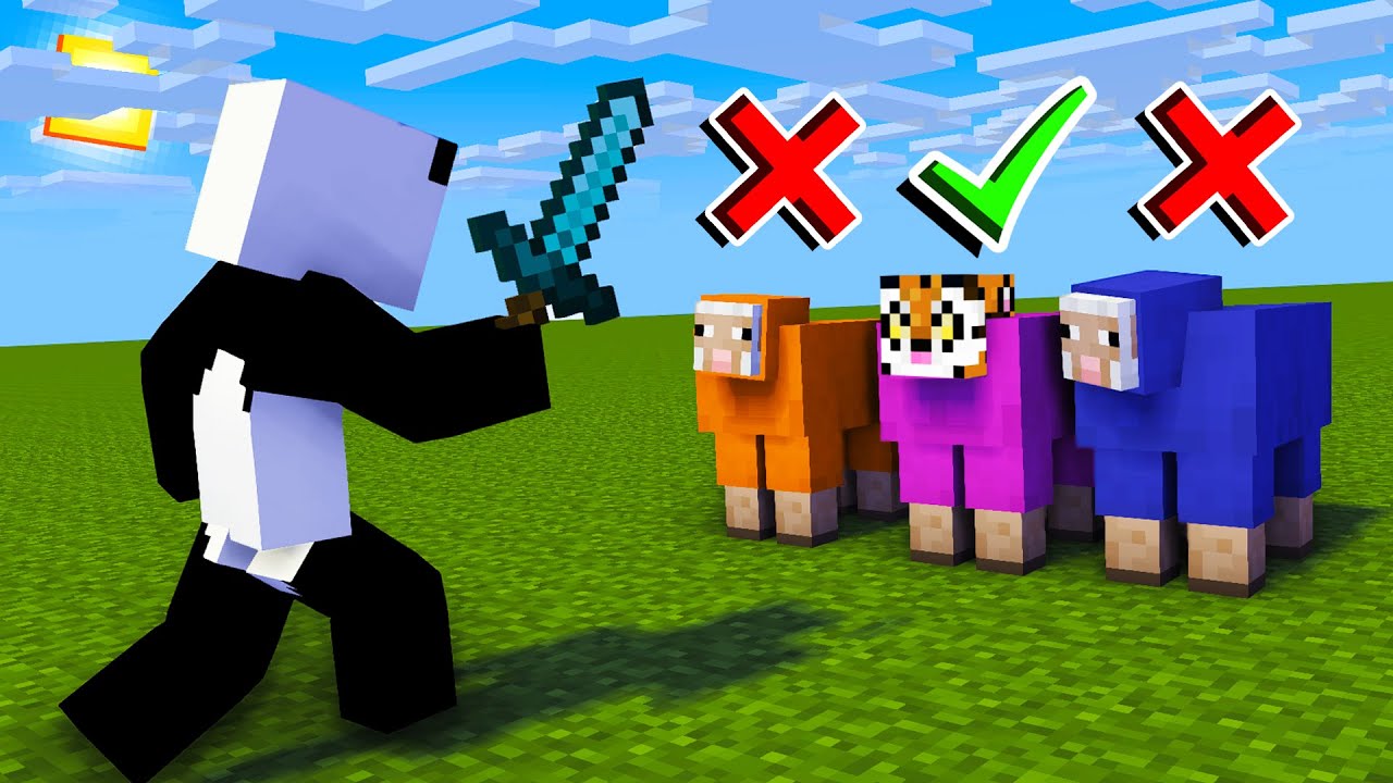 HIDE AND SEEK *EXTREM* in MINECRAFT!