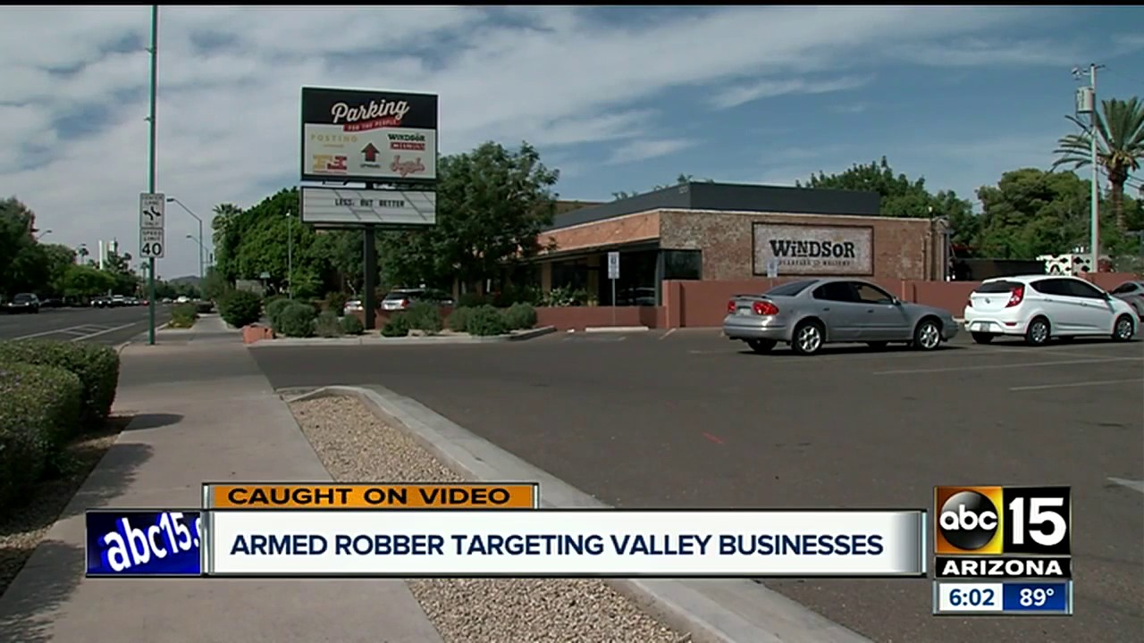 Silent Witness looking for man that robbed several Valley businesses