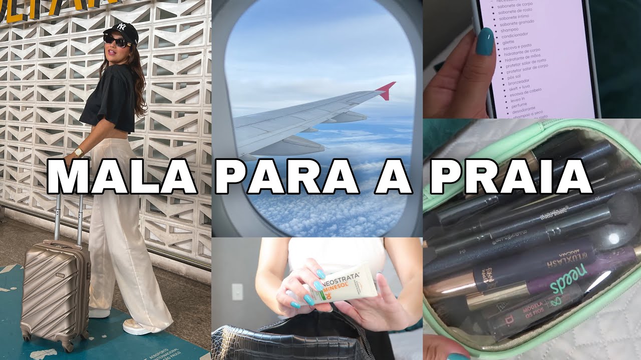 ARRUMANDO A MALA PARA 7 DIAS EM NATAL com MALA DE MÃO ☀️ - BRUNA EROLES