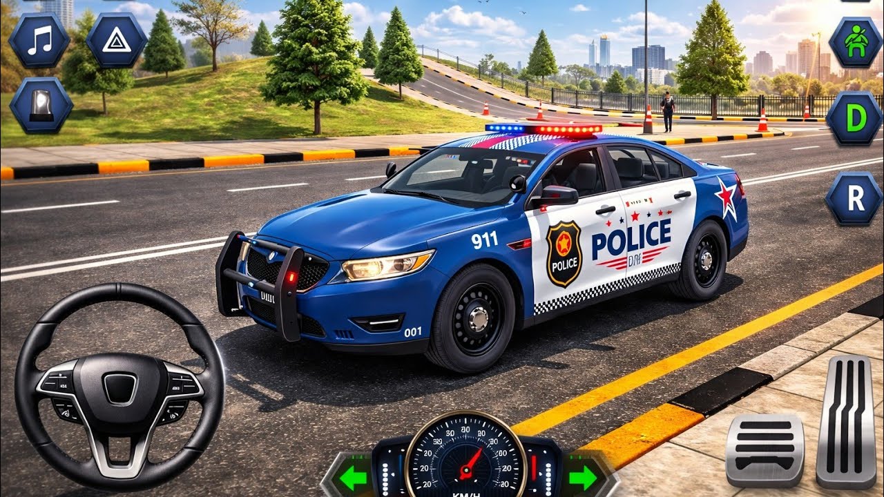 USA Police Car Chase Simulator 3D Game - Real Cop Cars Driving Simulator 2025 - Android GamePlay