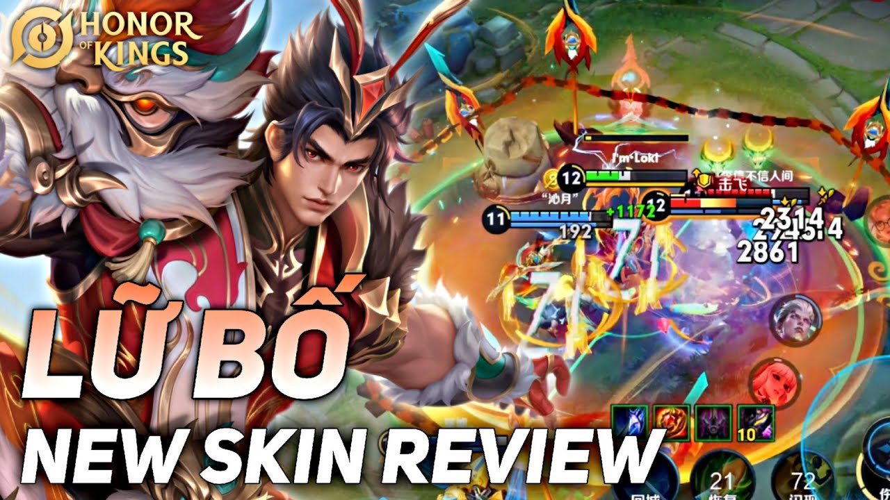 [ HONOR OF KINGS / VGVD ] GAMEPLAY LỮ BỐ - REVIEW TRANG PHỤC DŨNG GIẢ MỚI NHÂN DỊP TÂN XUÂN