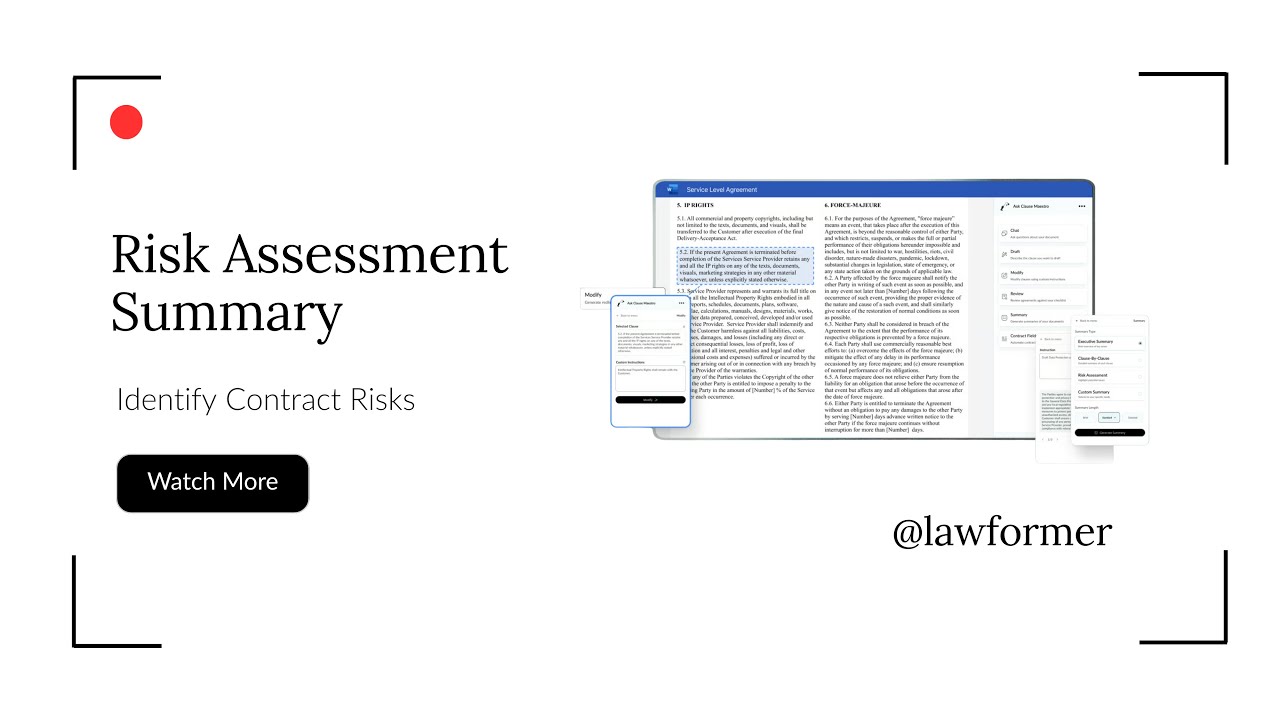 Risk Assessment Summary | Identify Contract Risks