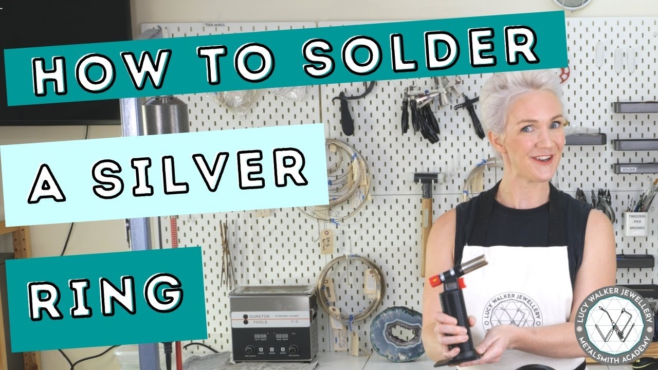 How to Solder a Sterling Silver Ring | Durston Blow Torch Review | Metalsmith Academy