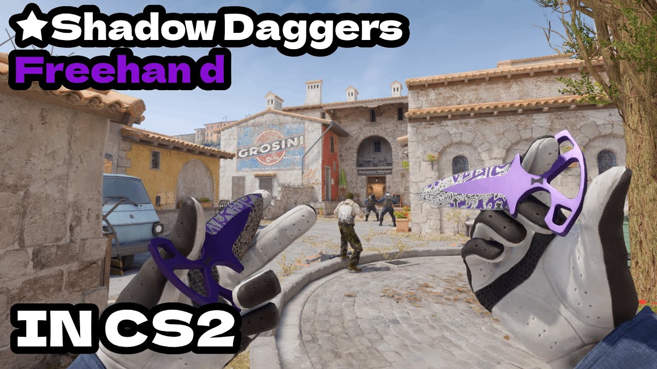 CS2 ★ Shadow Daggers | Freehand CS2 Knife Showcase!