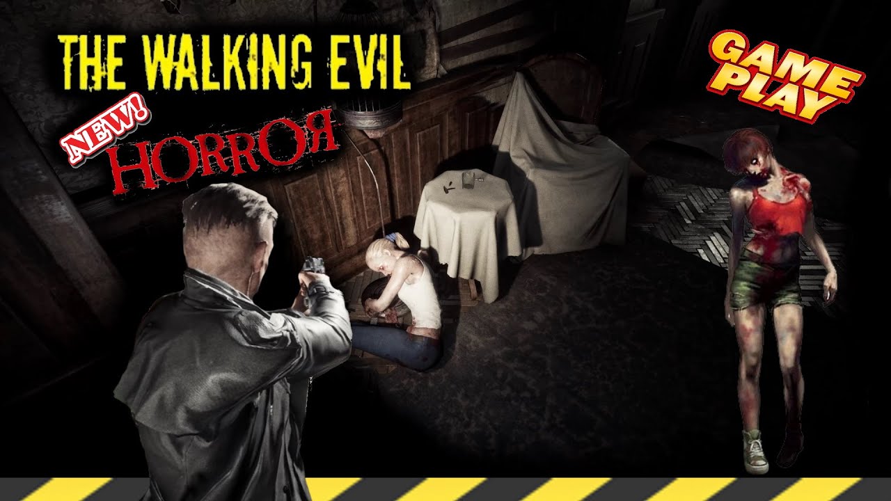 The Walking Evil ★ Gameplay ★ PC Steam Horror game 2020 ★ Ultra HD 1080p60FPS