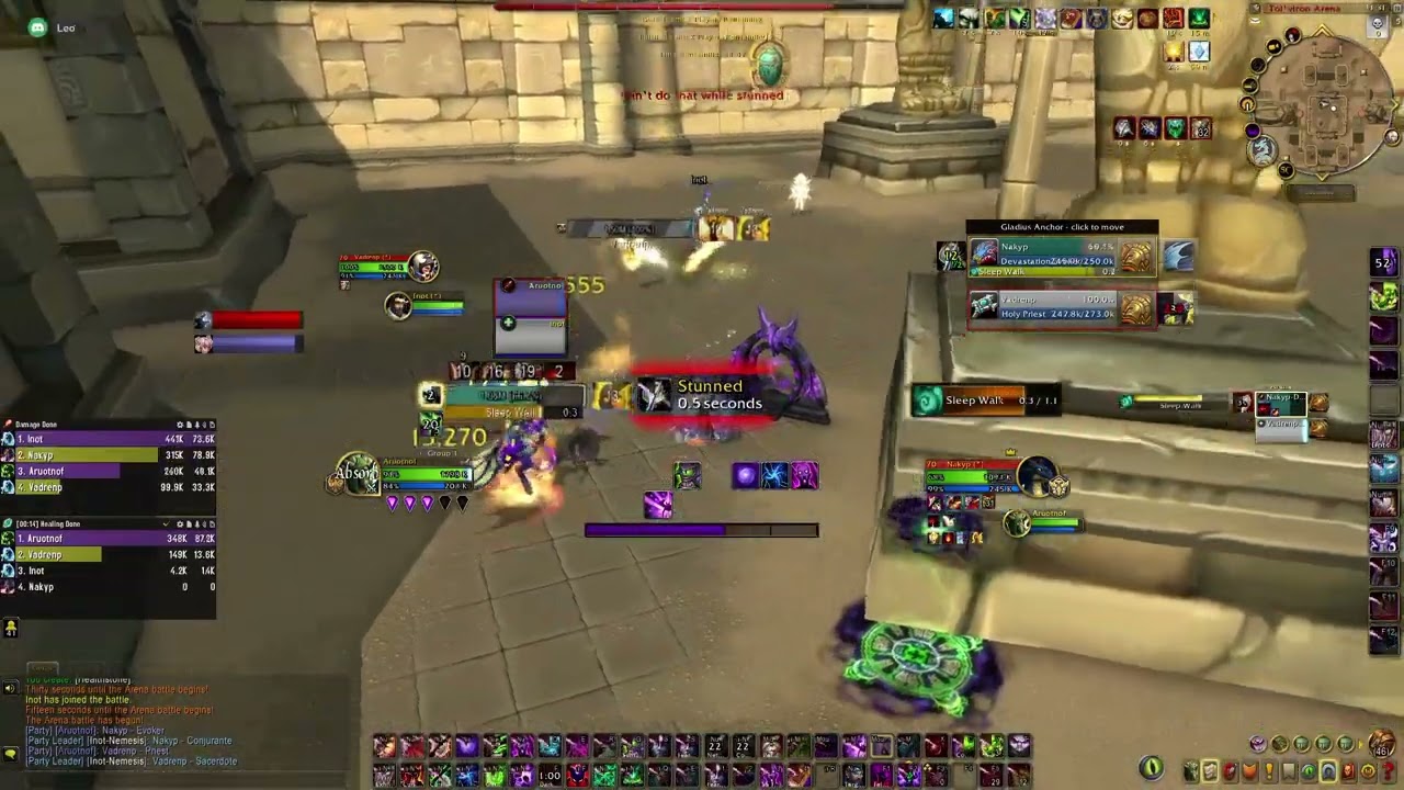 Warlock Affliction - Arena x2 (2000+) for fun - PvP WoW DF S4 (10.2.7)