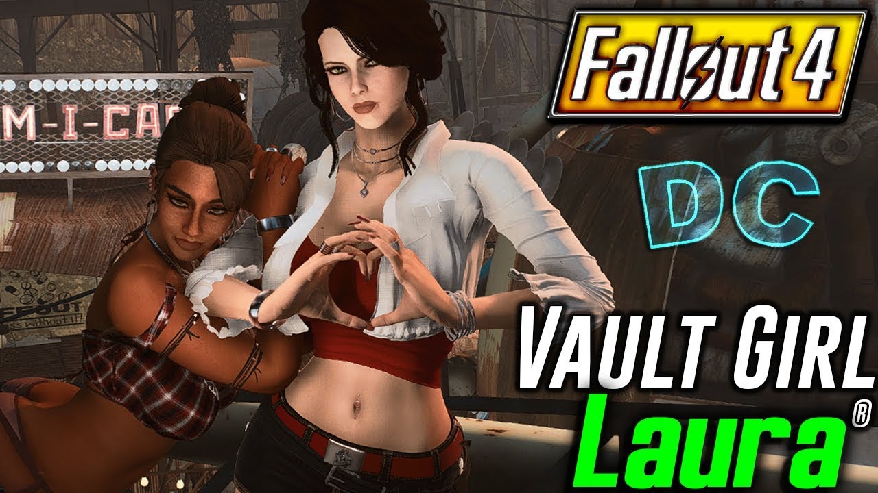 Fallout 4 - VAULT GIRL LAURA - British Beauty With Quest - Fully Voiced Companion With Perk