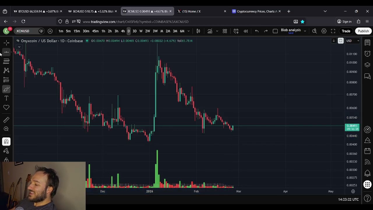 Прогноз цены XCN OnyxCoin: 25 февраля