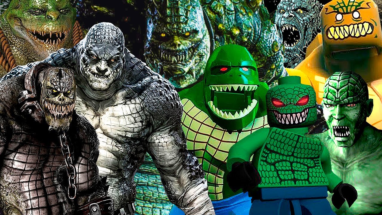 Evolution of Killer Croc in Batman Games 2001 - 2018