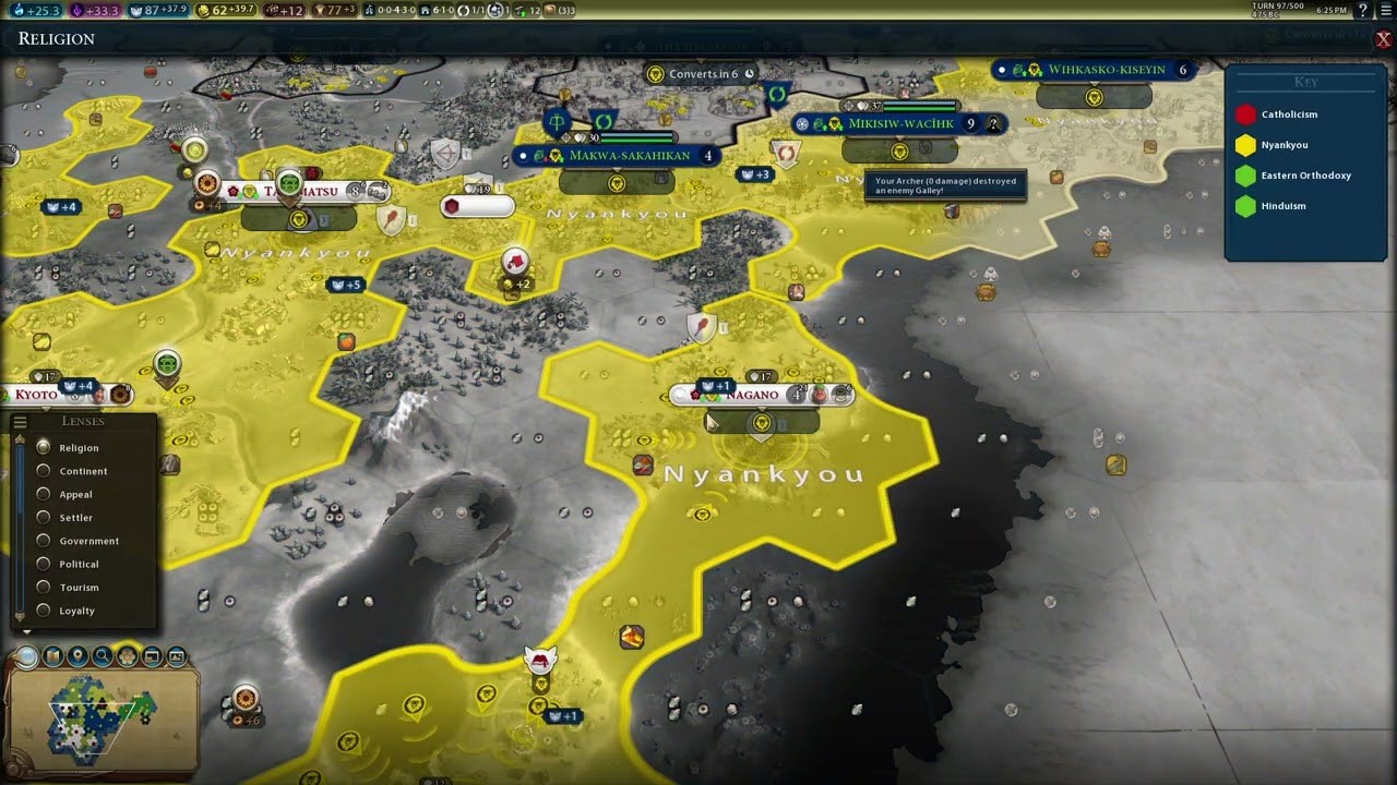 Civilization VI - Return to glory! Let's get all the things! (Tokimune #3)