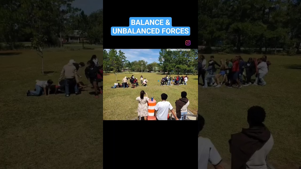 Physical is Fun! Teaching Balanced and Unbalanced Forces with real tug of war!!