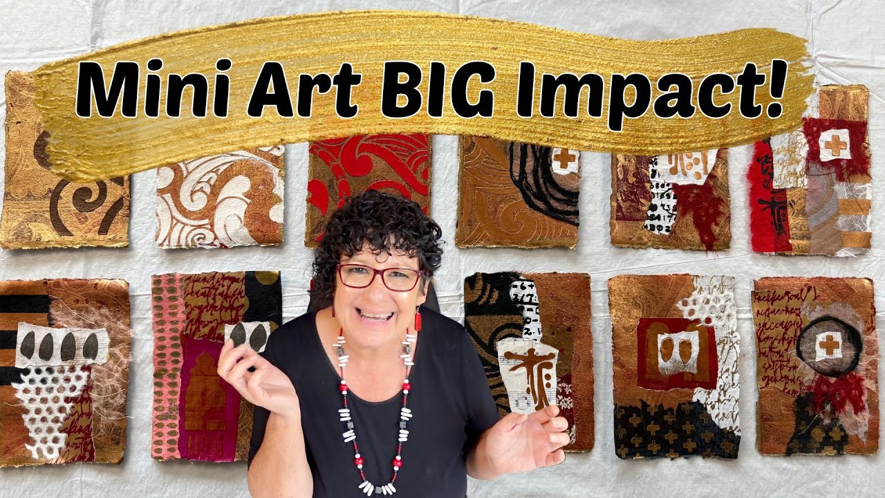 Miniature Collage Art Made Fast and Easy