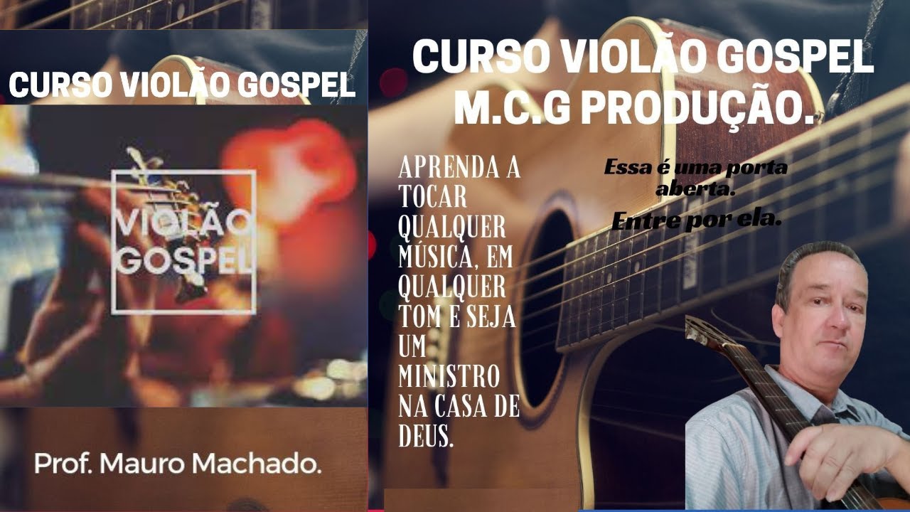 Curso de Viol&atilde;o Gospel M.C.G - Professor Mauro Machado