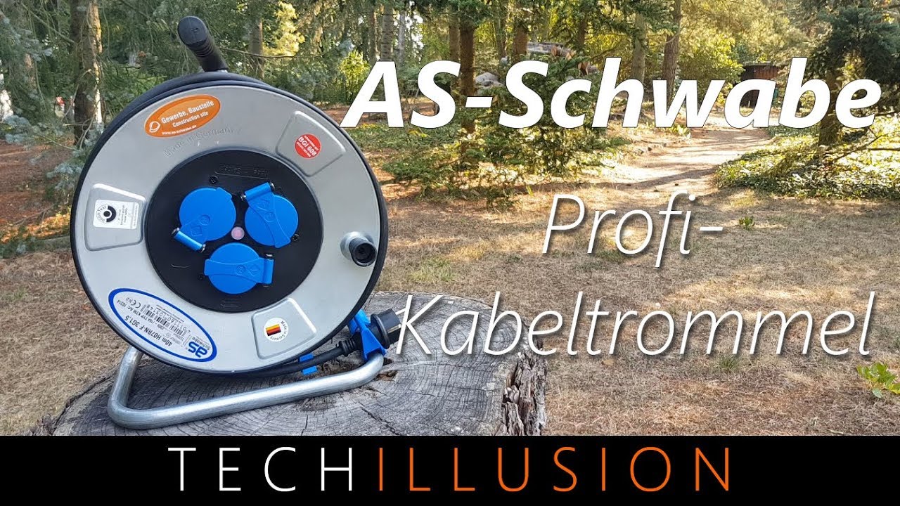 🛠ROBUSTE Sicherheits-Kabeltrommel im Test- AS Schwabe Kabeltrommel 40m - Review & Test