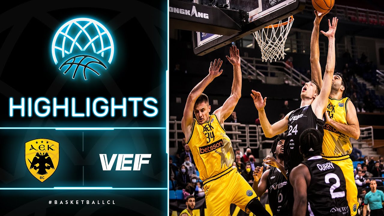 AEK v VEF Riga - Highlights | Basketball Champions League 2021-22
