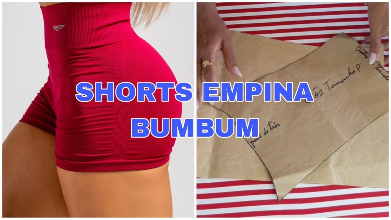 COMO CORTAR SHORTS FITNESS PASSO A PASSO