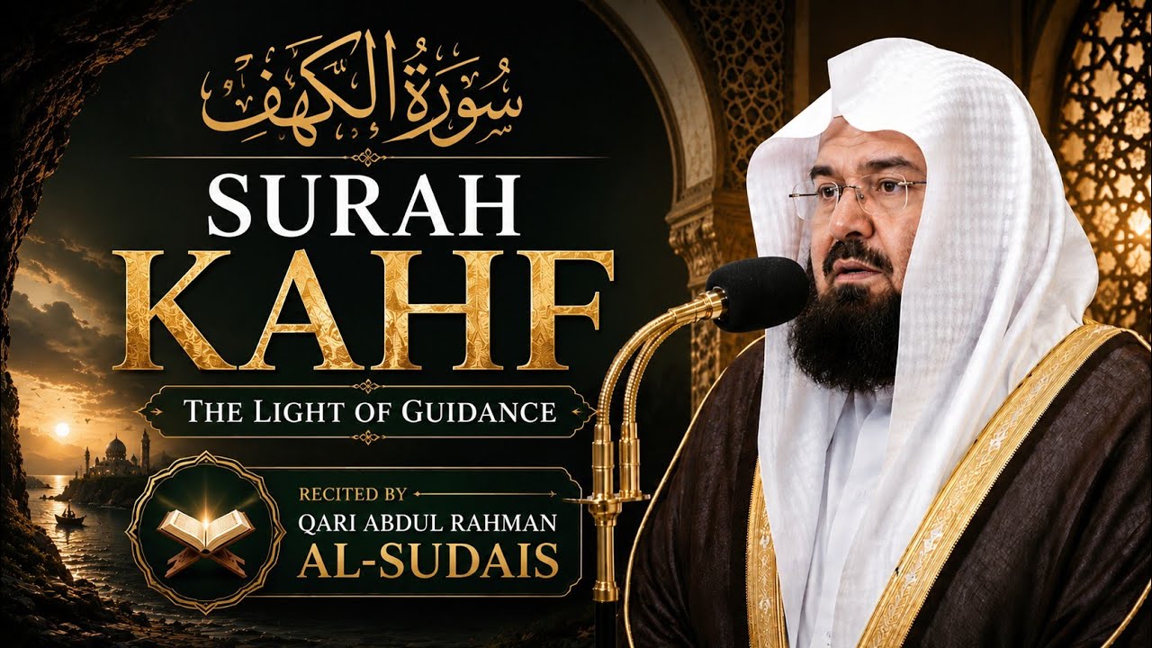Surah Al-Kahf (سورة الكهف) | Full Beautiful Recitation | Sheikh Abdul Rahman As-Sudais | EP031