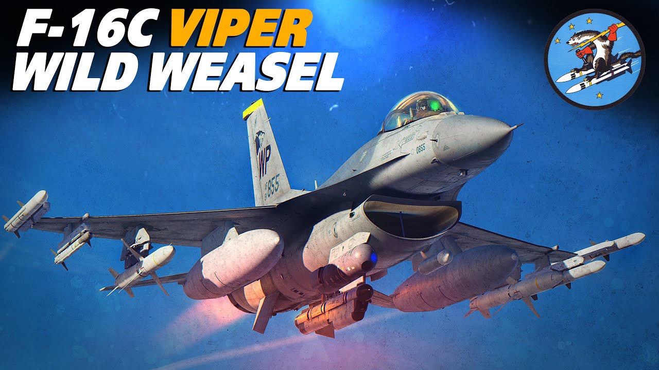 Почему F-16 Viper — это животное | Wild Weasel | SEAD | Воздушный бой | Цифровой боевой симулятор...